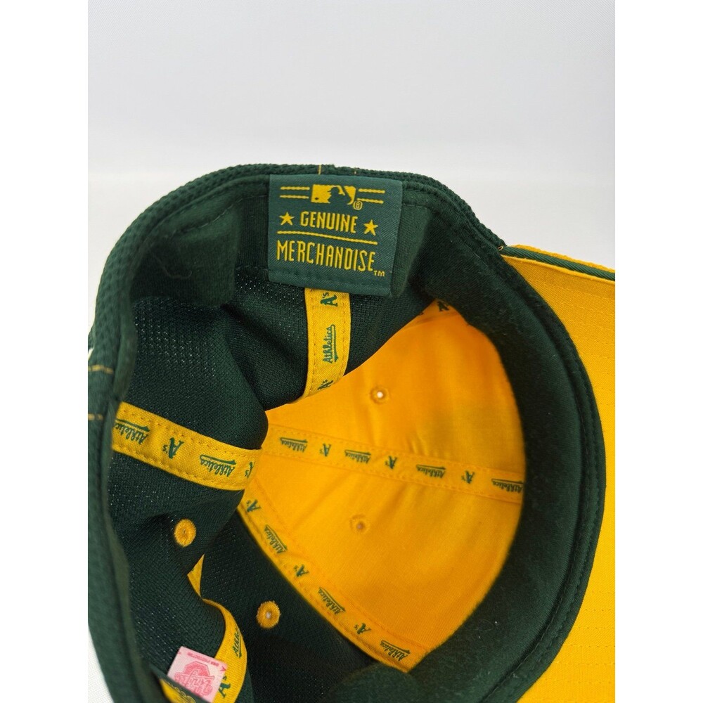 Oakland Athletics Hat Cap New Era Size M/L 3930 Fitted Yellow Elephant Logo - Picture 5 of 6